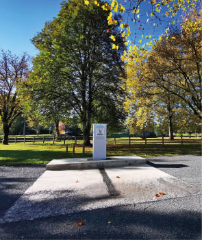 borne de services pour camping-cars