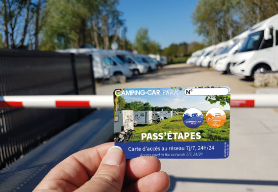 carte pass etape acces reseau camping car park