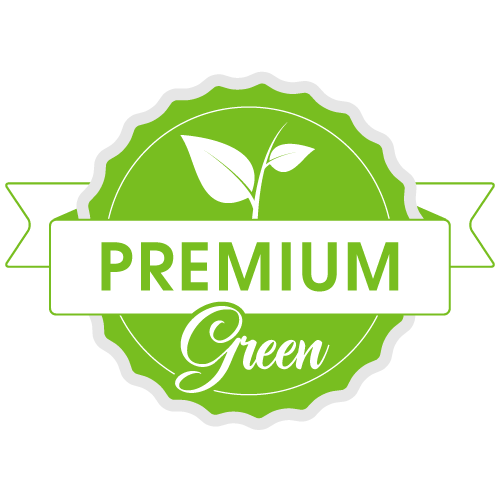 label premium green