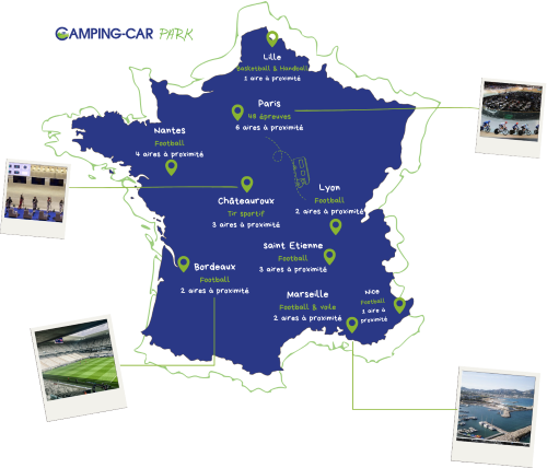 Aire CAMPING-CAR PARK située à proximité d'un site olympique