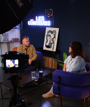 camping car park podcast les conteurs tournage